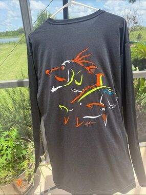 Oceanic Gear Men’s Long Sleeve Performance Tee - Black
